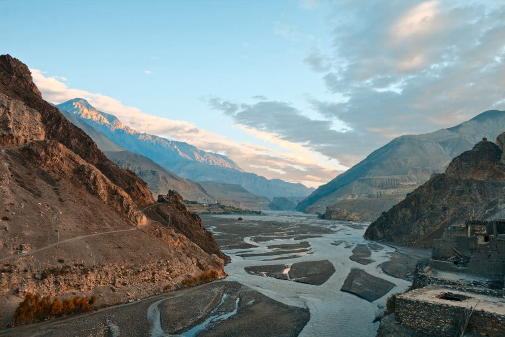 Trekking Gandaki valley, Himalaya