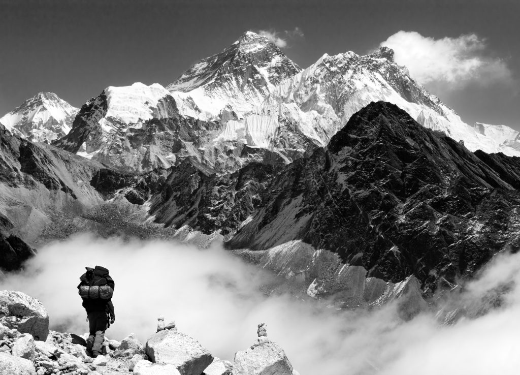 trekking Everest